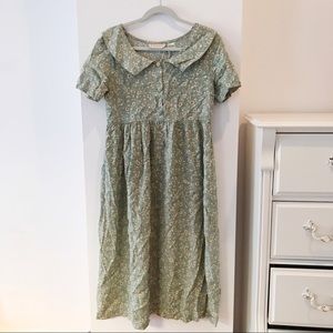 🚫SOLD Vintage Floral Collared Dress
